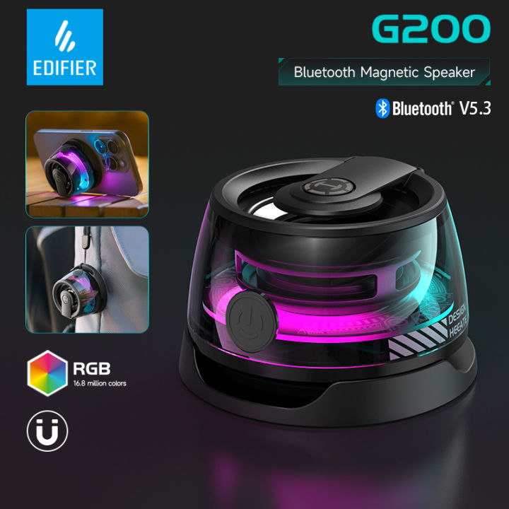 DY200 Mini altavoz magnético Bluetooth con luces LED