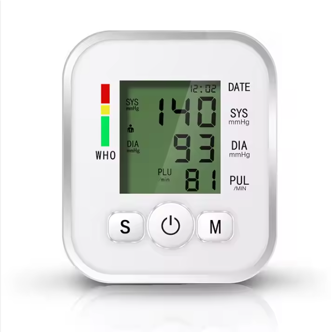 🩺 Monitor de Presión Arterial Automático de Brazo con Pantalla Grande