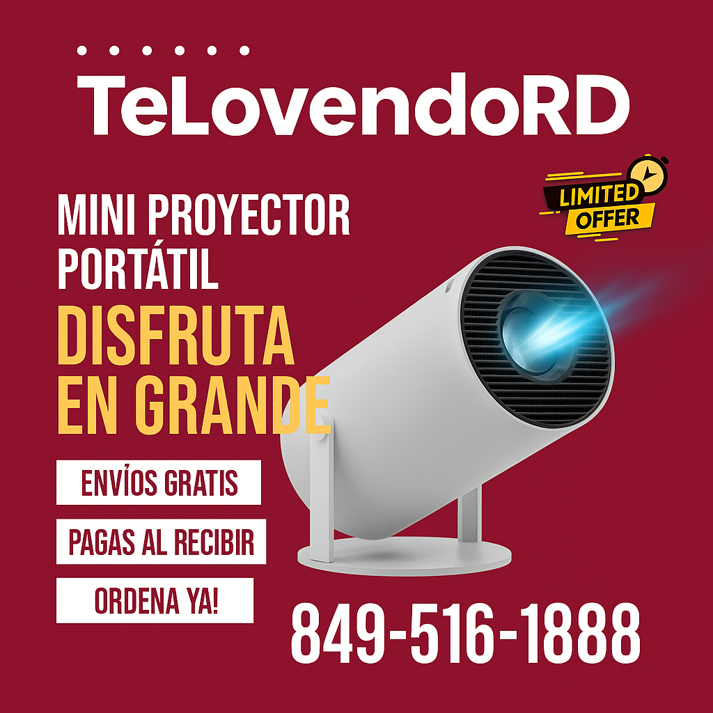 🎥 Transforma cualquier lugar en tu sala de cine con el HY300PRO