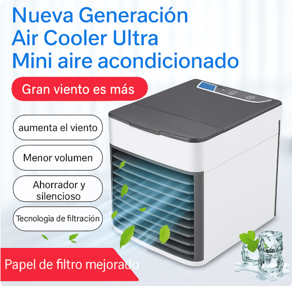 ❄️ ¡Di adiós al calor sofocante con tu Mini Aire Acondicionado 3 en 1! ❄️