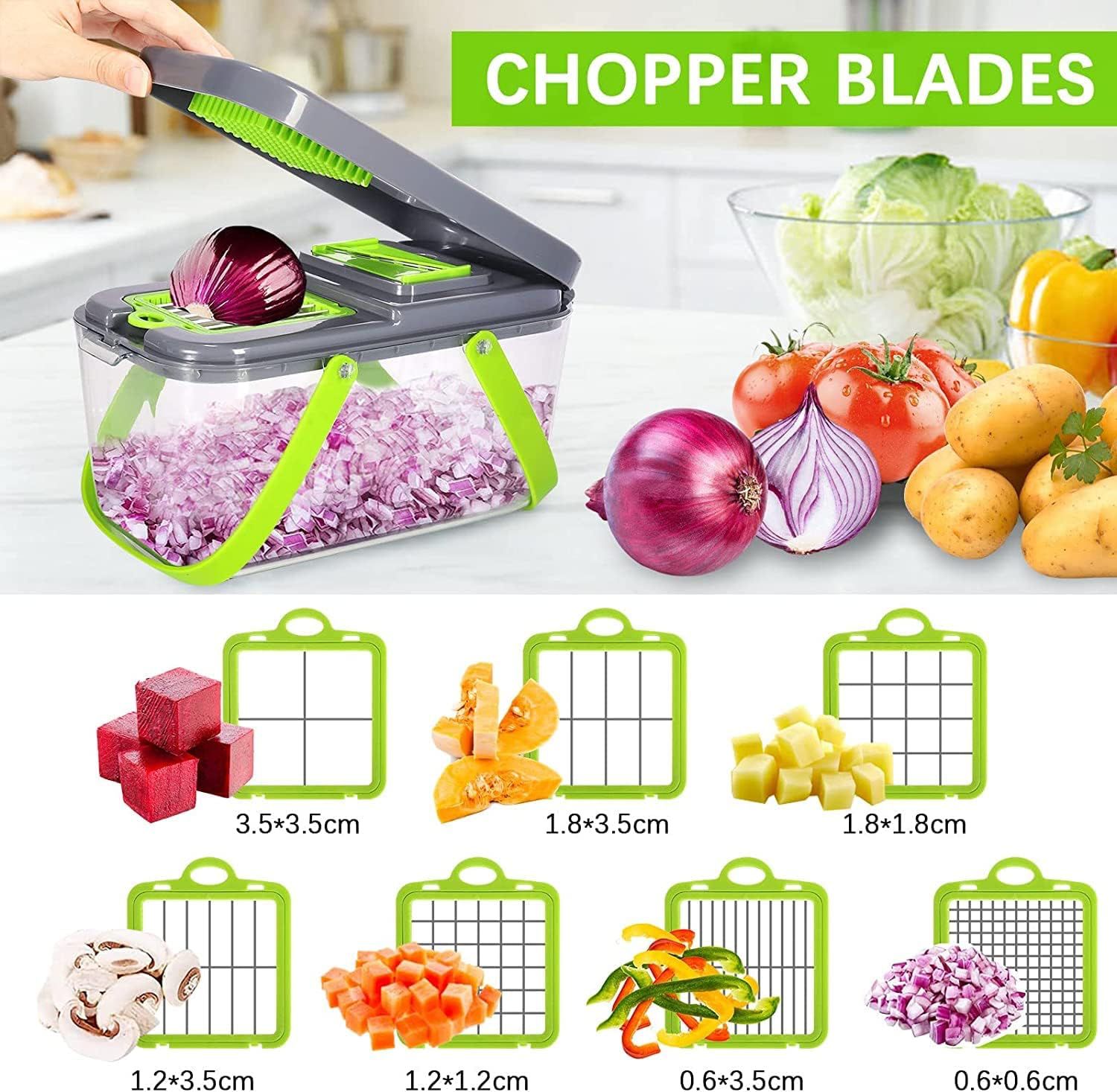 CORTADOR DE VEGETALES MULTIFUNCIONA 22 EN 1. ¡Haz que cocinar sea más rápido, fácil y divertido!